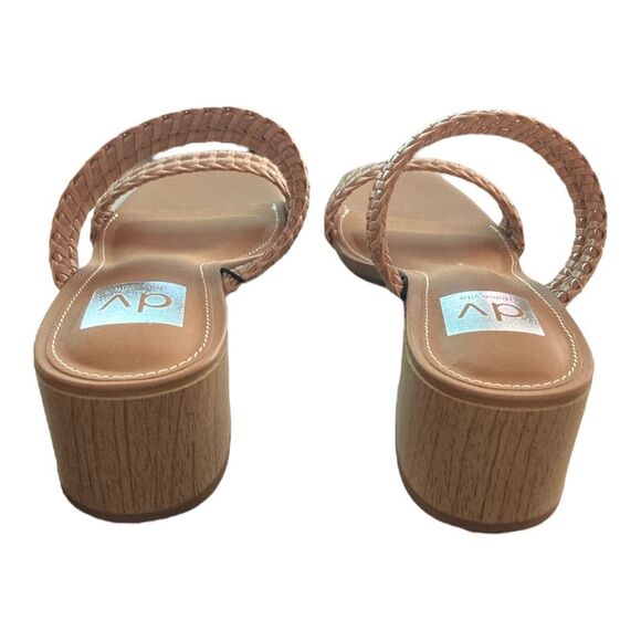 DV Dolce Vita Ladies Cushioned Memory Foam Lightweight Santana Sandal - Tan - Picture 4 of 5